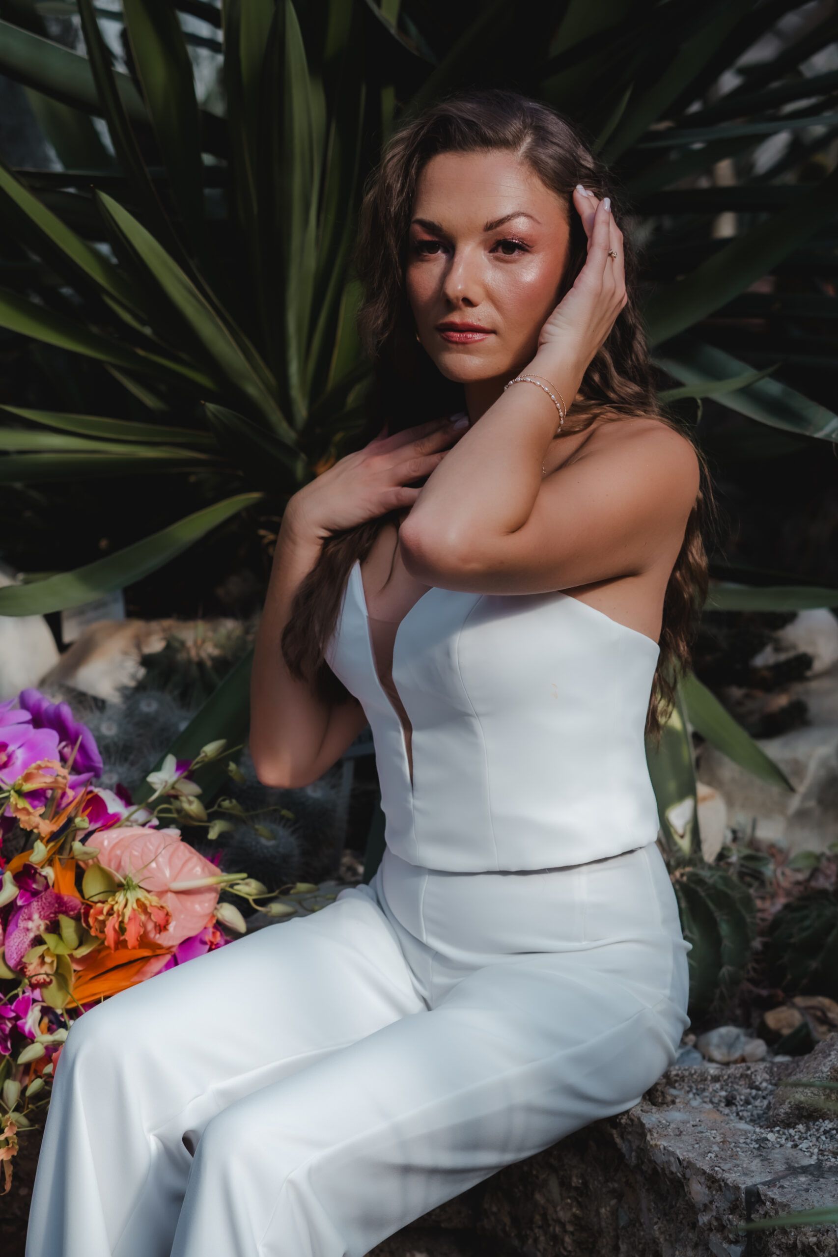 Junge Frau geschminkt, Elegantes Beauty-Make-up, typgerechtes Styling, in Sankt Florian Asten Linz Oberösterreich für natürliche Schönheit und strahlende Ausstrahlung